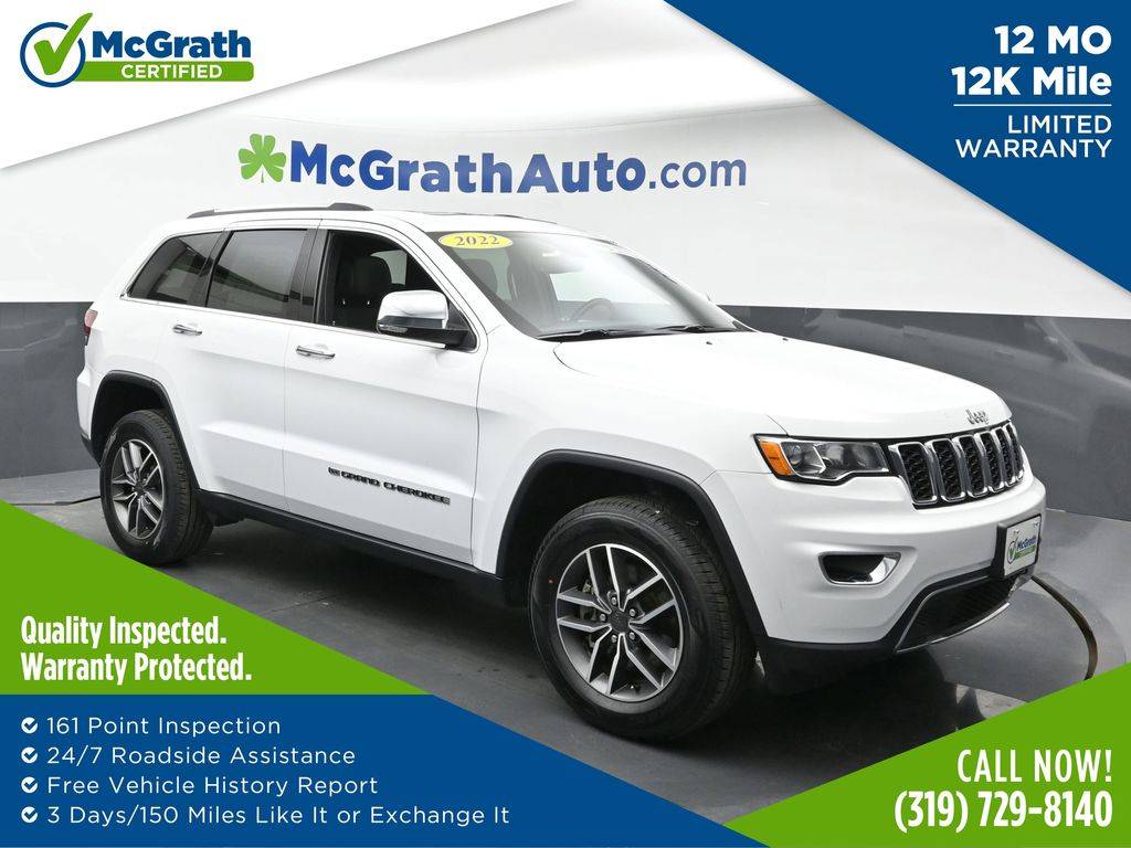 2022 Jeep Grand Cherokee WK Limited — SUV — 33,908 mi — Dubuque, IA