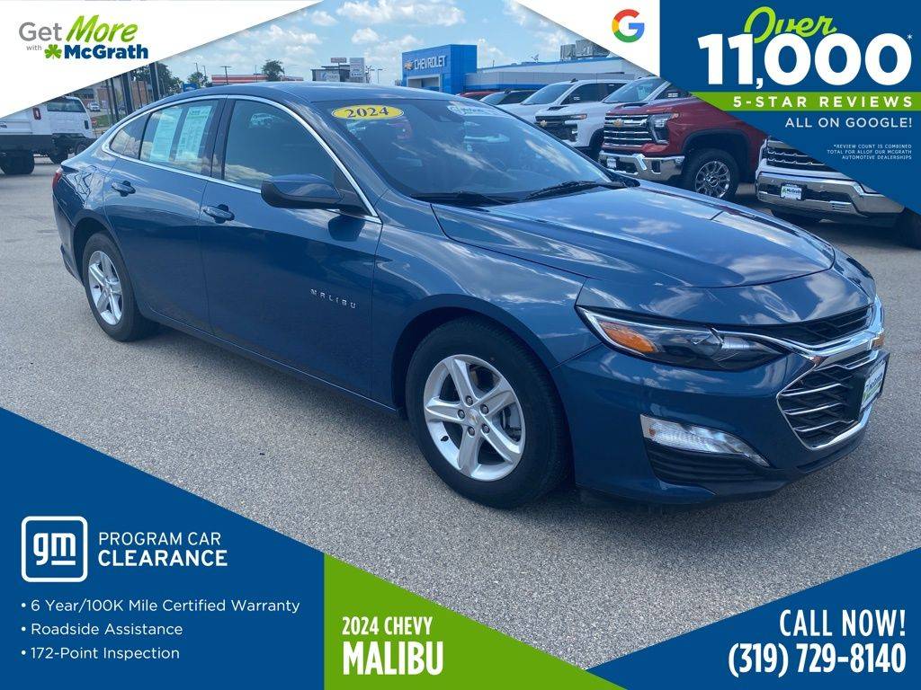 2024 Chevrolet Malibu LT — Sedan — 18,737 mi — Dubuque, IA