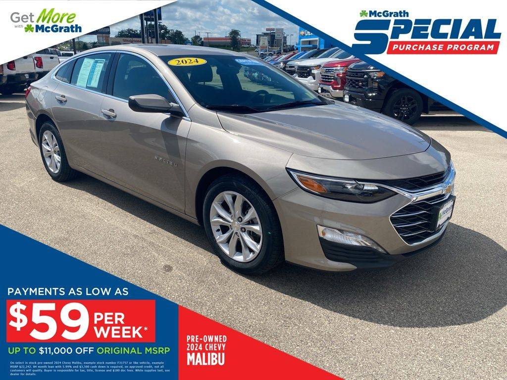 2024 Chevrolet Malibu LT — Sedan — 30,447 mi — Dubuque, IA