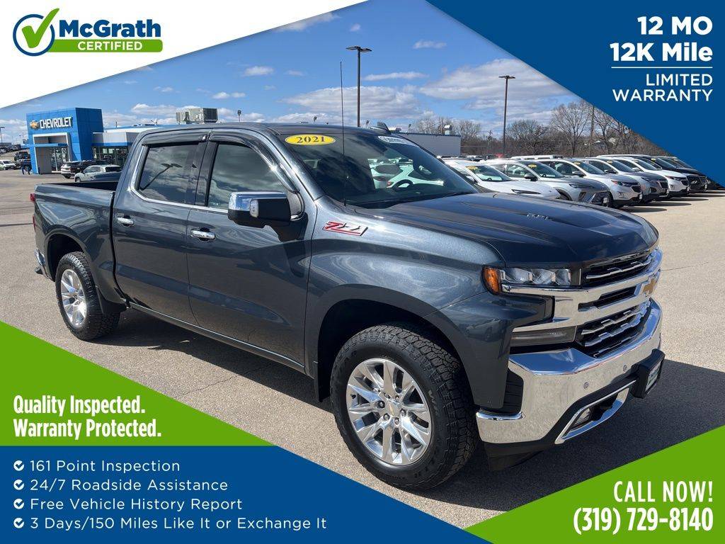 2021 Chevrolet Silverado 1500 LTZ — Pickup Truck — 43,139 mi — Dubuque, IA