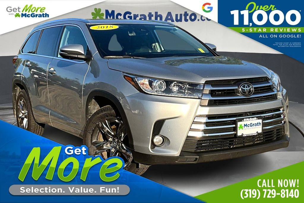 2018 Toyota Highlander Limited — SUV — 157,703 mi — Dubuque, IA