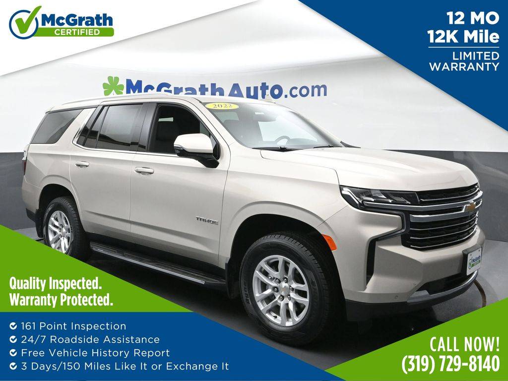 2022 Chevrolet Tahoe LT — SUV — 33,654 mi — Dubuque, IA
