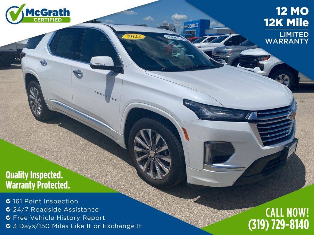 2022 Chevrolet Traverse Premier — SUV — 36,076 mi — Dubuque, IA