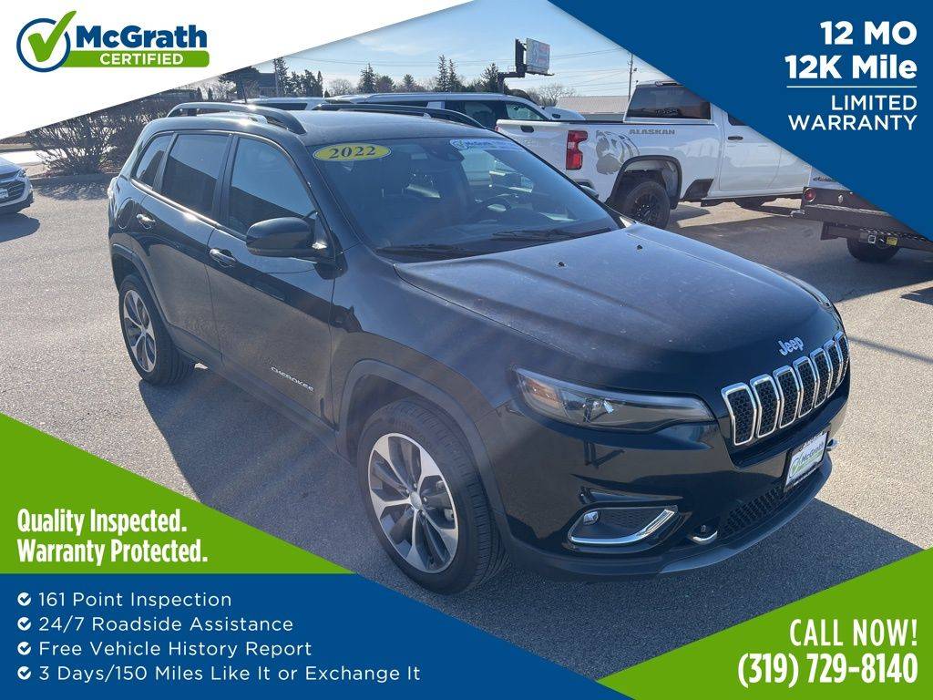 2022 Jeep Cherokee Limited — SUV — 59,800 mi — Dubuque, IA