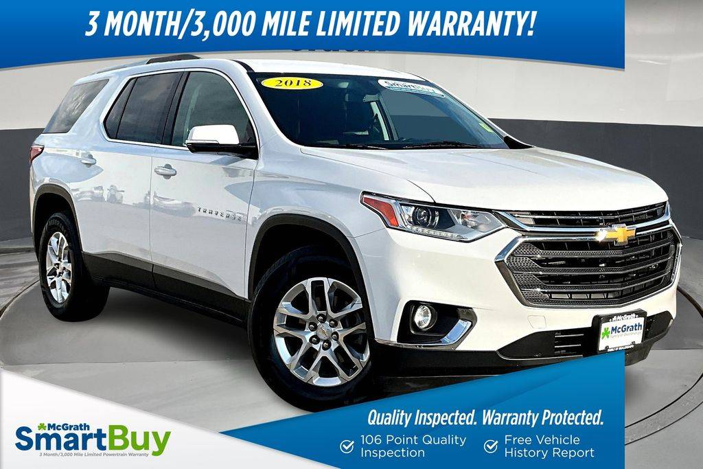 2018 Chevrolet Traverse LT Cloth — SUV — 91,869 mi — Dubuque, IA