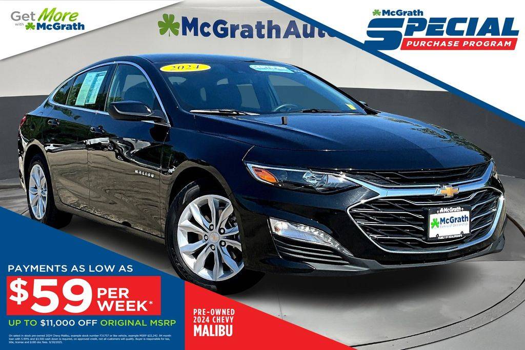 2024 Chevrolet Malibu LT — Sedan — 32,971 mi — Dubuque, IA