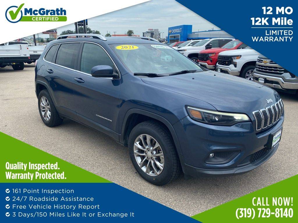 2021 Jeep Cherokee Latitude Plus — SUV — 20,425 mi — Dubuque, IA