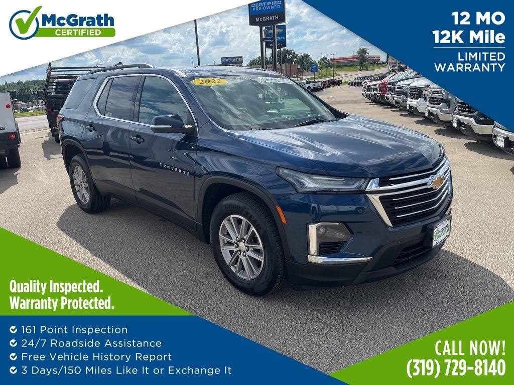 2022 Chevrolet Traverse LT Leather — SUV — 42,030 mi — Dubuque, IA