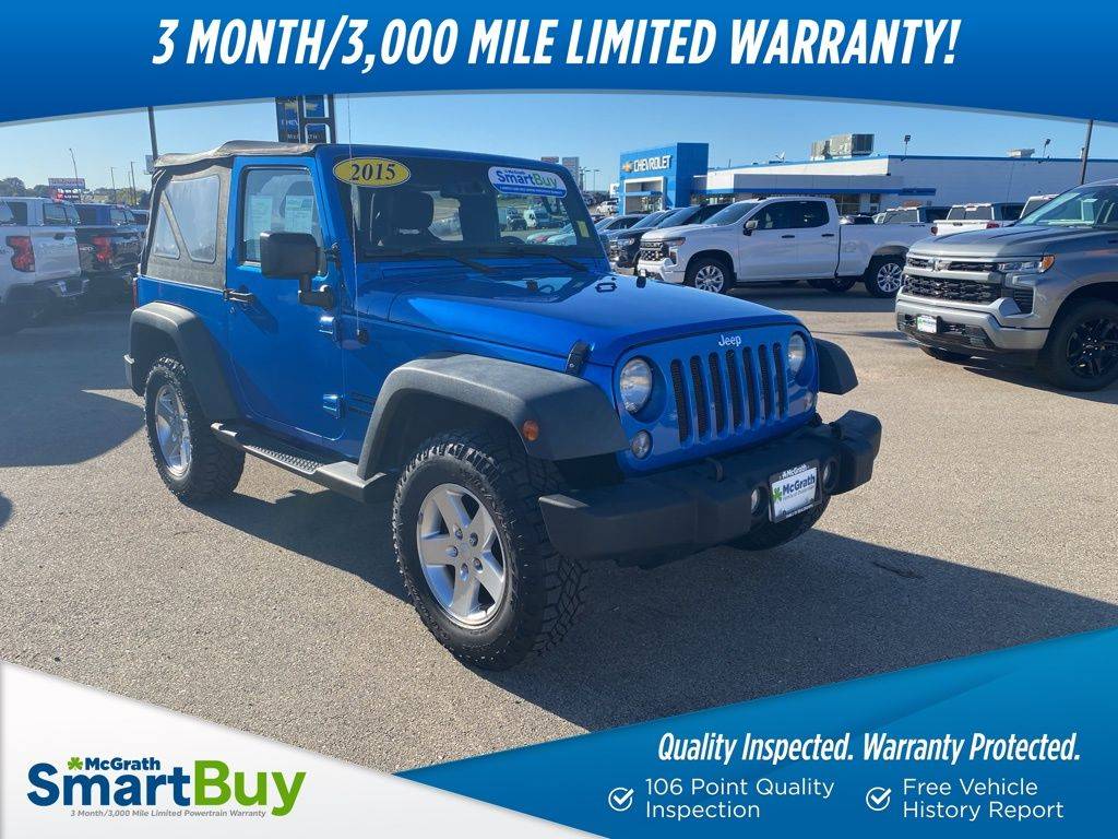 2015 Jeep Wrangler Sport — SUV — 92,123 mi — Dubuque, IA