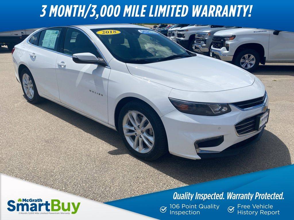 2018 Chevrolet Malibu LT — Sedan — 57,698 mi — Dubuque, IA