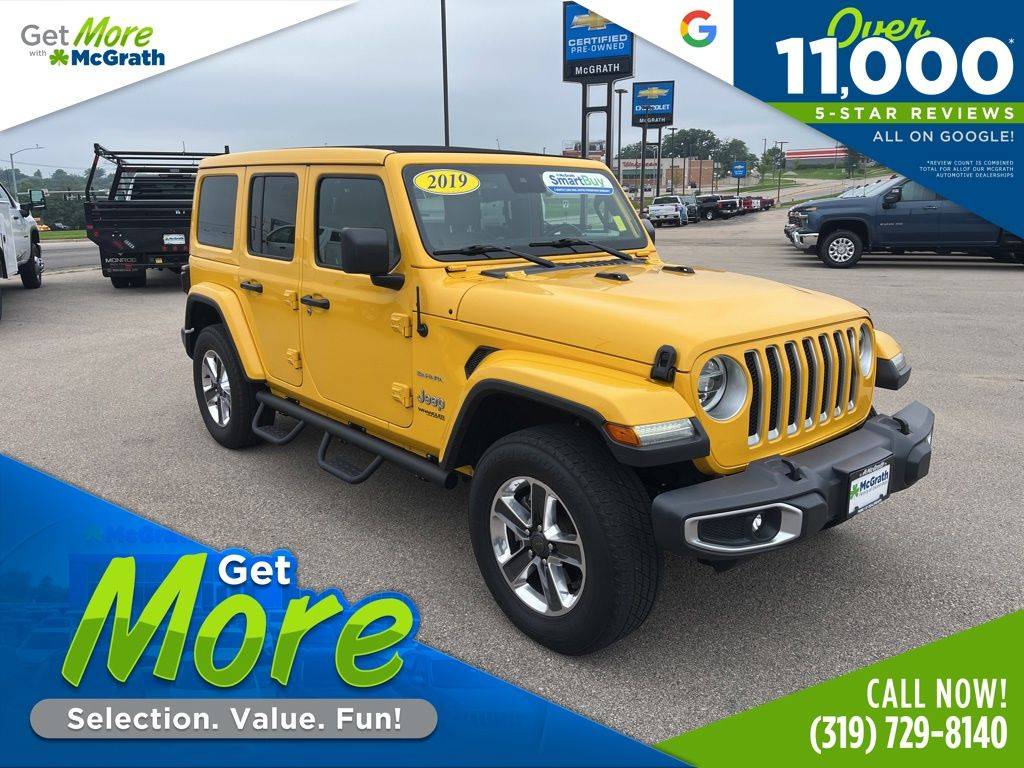 2019 Jeep Wrangler Sahara — SUV — 96,675 mi — Dubuque, IA