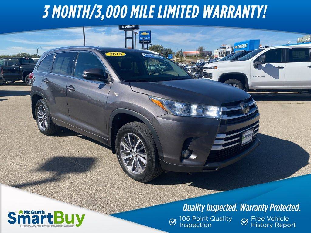 2018 Toyota Highlander SE V6 — SUV — 108,771 mi — Dubuque, IA