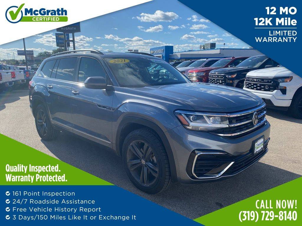 2021 Volkswagen Atlas SE with Technology R-Line — SUV — 57,487 mi — Dubuque, IA
