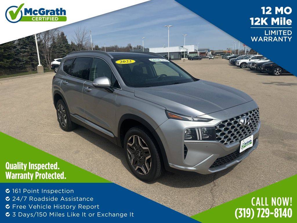 2022 Hyundai Santa Fe Limited — SUV — 33,408 mi — Dubuque, IA