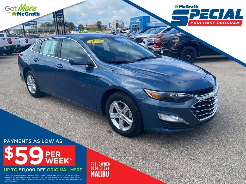 2024 Chevrolet Malibu LT — Sedan — 28,257 mi — Dubuque, IA