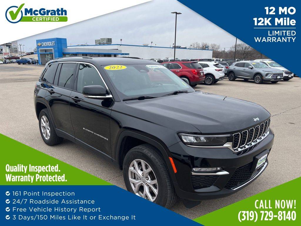 2022 Jeep Grand Cherokee Limited — SUV — 44,660 mi — Dubuque, IA