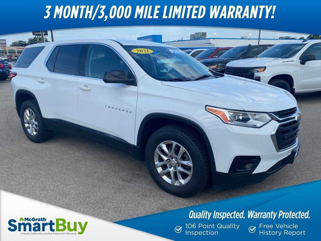 2021 Chevrolet Traverse LS — SUV — 106,772 mi — Dubuque, IA
