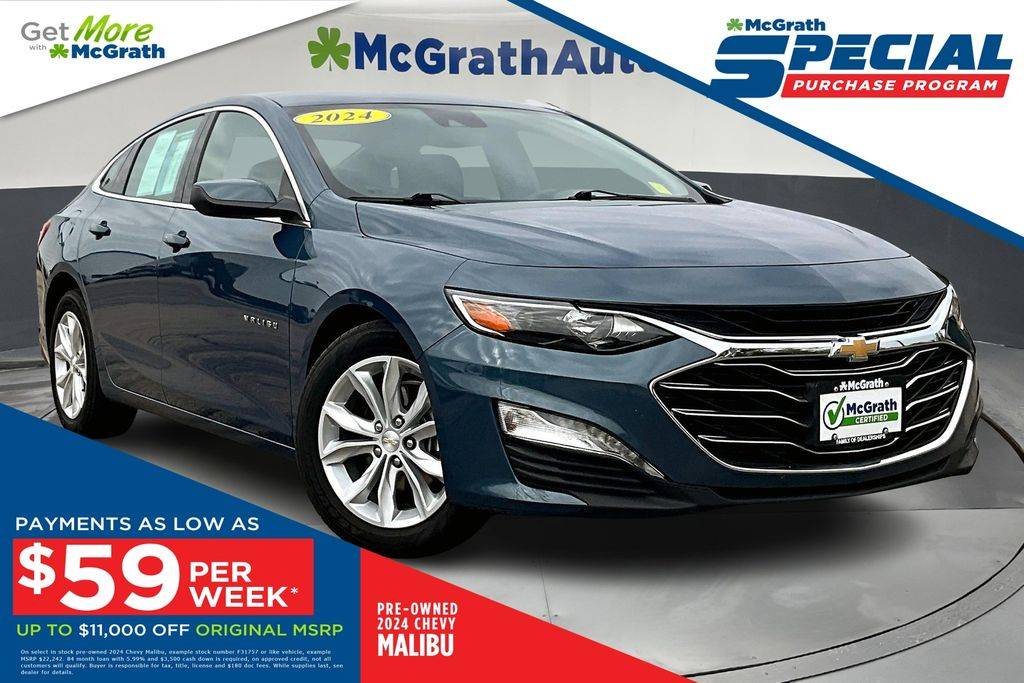 2024 Chevrolet Malibu LT — Sedan — 31,294 mi — Dubuque, IA