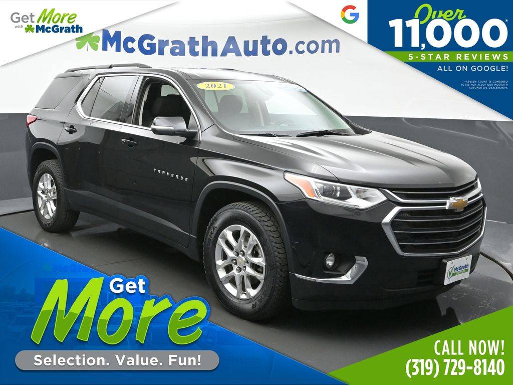 2021 Chevrolet Traverse LT Cloth — SUV — 88,269 mi — Dubuque, IA