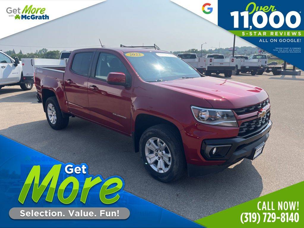 2022 Chevrolet Colorado LT — Pickup Truck — 52,610 mi — Dubuque, IA