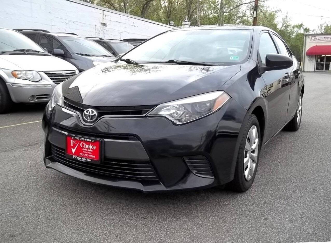 2016 Toyota Corolla LE — Sedan — 108,843 mi — Fairfax, VA