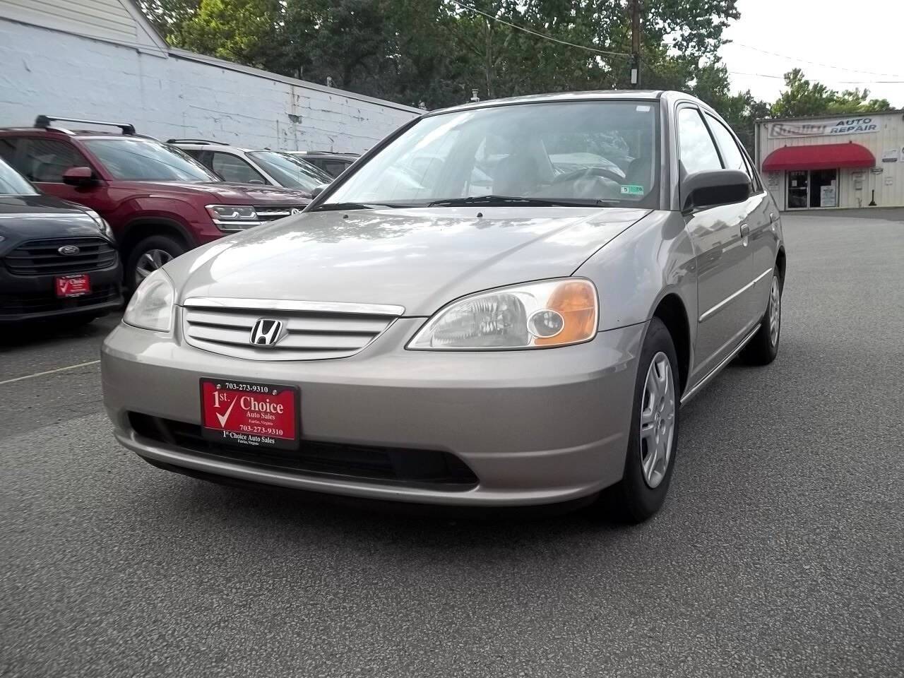 2001 Honda Civic LX — Sedan — 54,621 mi — Fairfax, VA