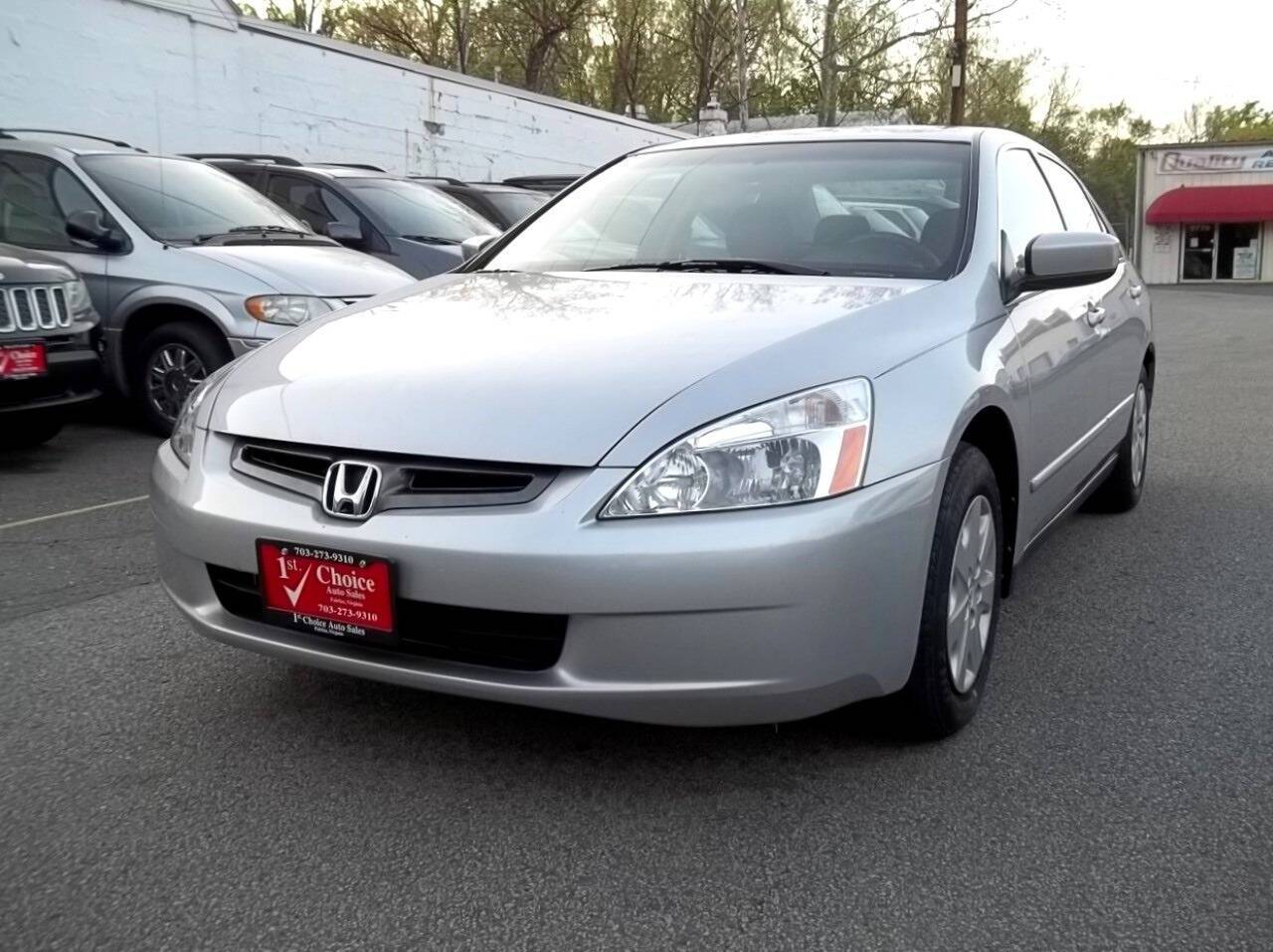 2003 Honda Accord LX — Sedan — 45,434 mi — Fairfax, VA
