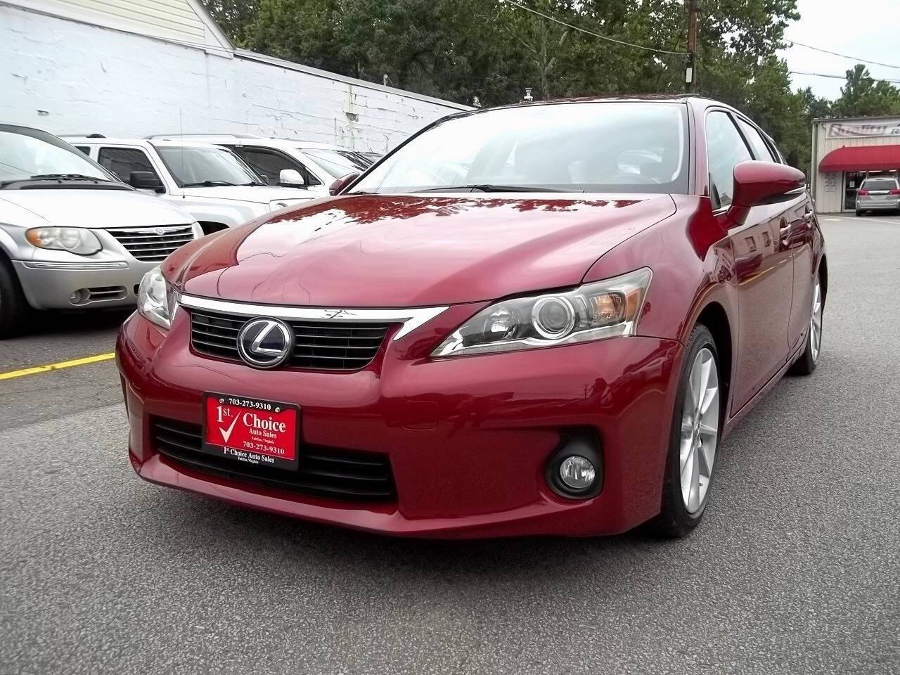 2012 Lexus CT CT 200h Premium — Hatchback — 30,445 mi — Fairfax, VA