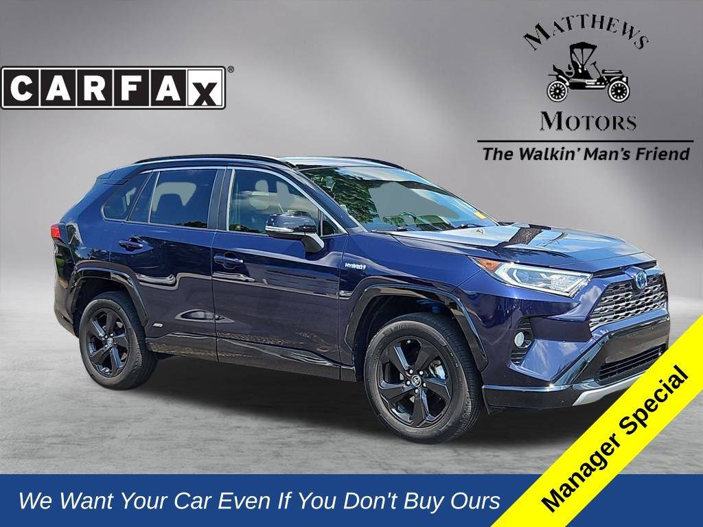 2019 Toyota RAV4 Hybrid XSE — SUV — 54,747 mi — Clayton, NC
