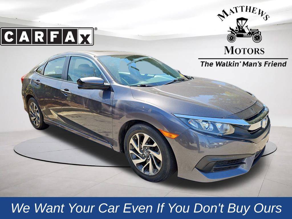 2017 Honda Civic EX — Sedan — 75,701 mi — Clayton, NC