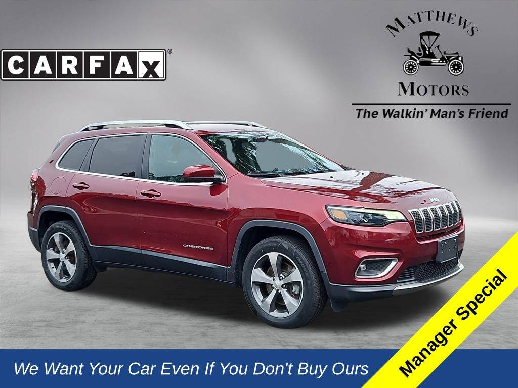 2019 Jeep Cherokee Limited — SUV — 69,498 mi — Clayton, NC