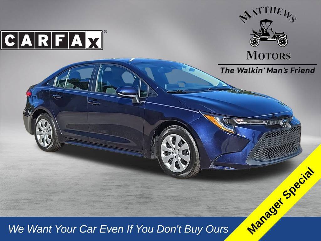 2021 Toyota Corolla LE — Sedan — 43,625 mi — Clayton, NC