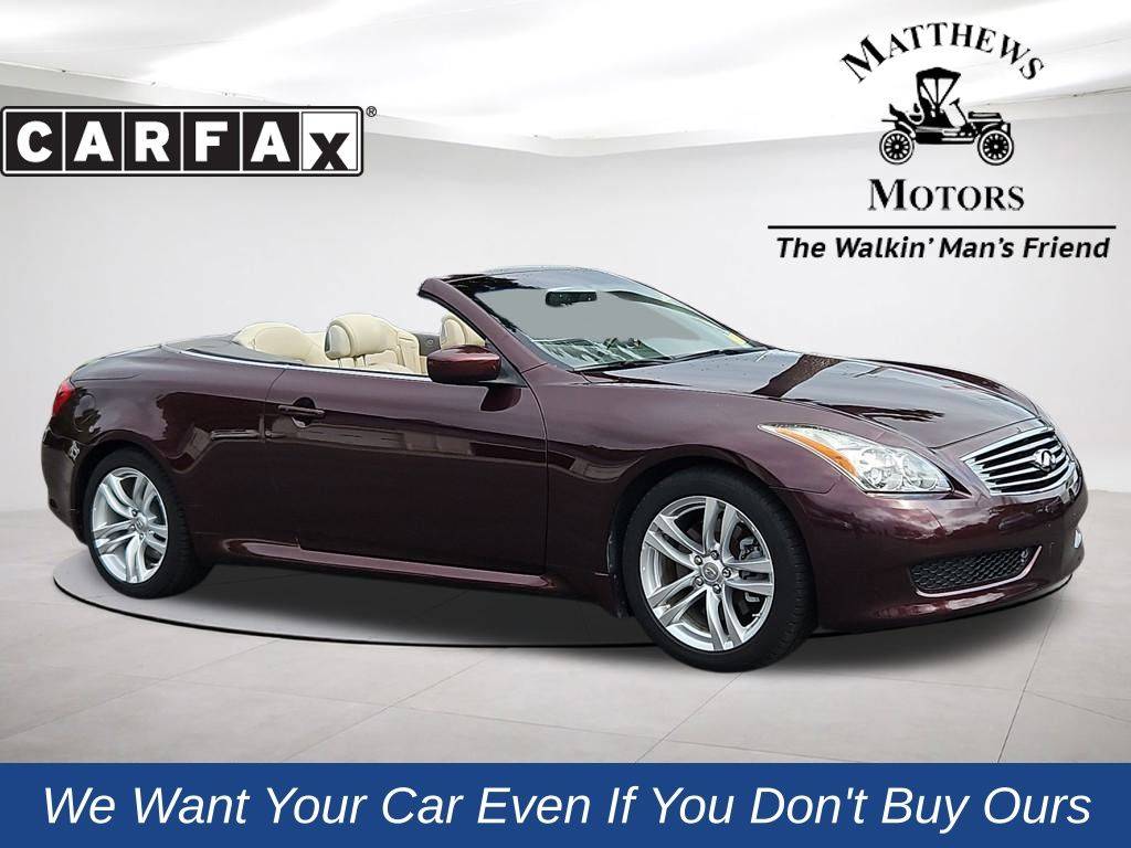 2010 INFINITI G G37 — Convertible — 44,656 mi — Clayton, NC
