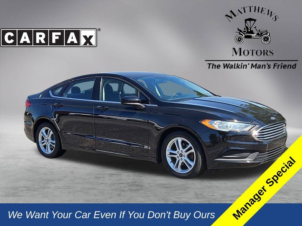 2018 Ford Fusion SE — Sedan — 72,665 mi — Clayton, NC