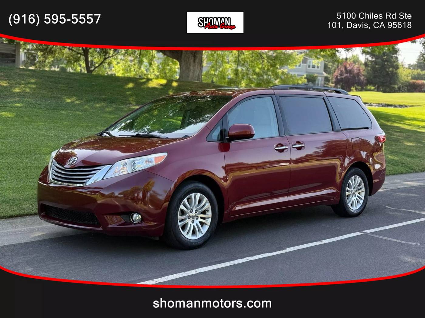2015 Toyota Sienna XLE — Minivan — 157,959 mi — Davis, CA