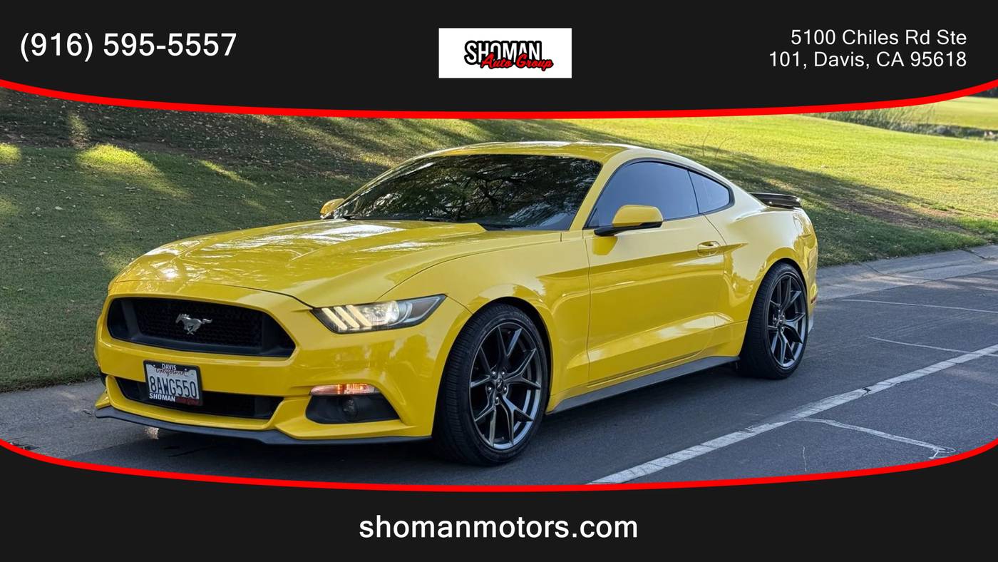 2015 Ford Mustang EcoBoost Premium — Coupe — 51,307 mi — Davis, CA