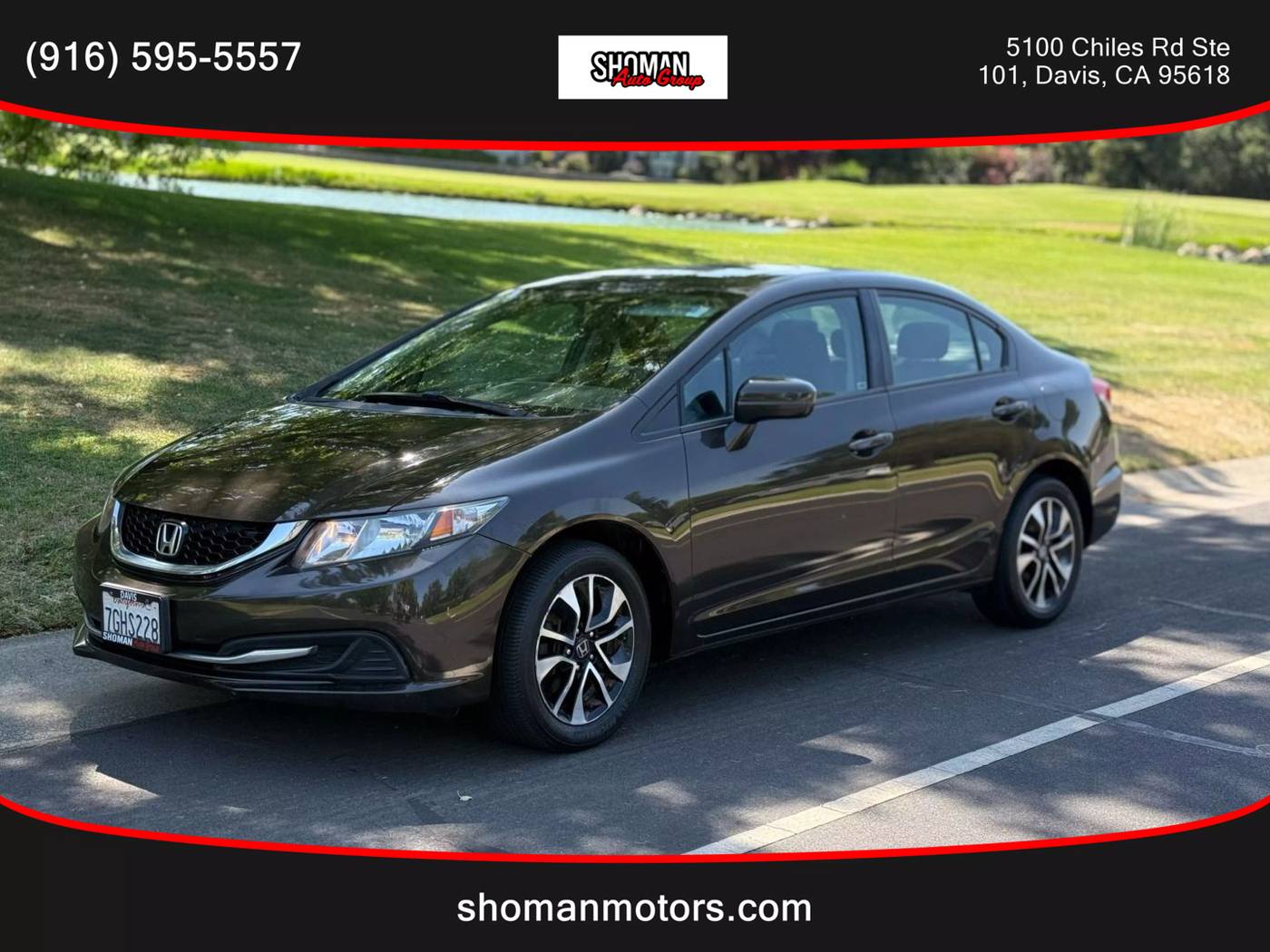 2014 Honda Civic EX — Sedan — 155,931 mi — Davis, CA