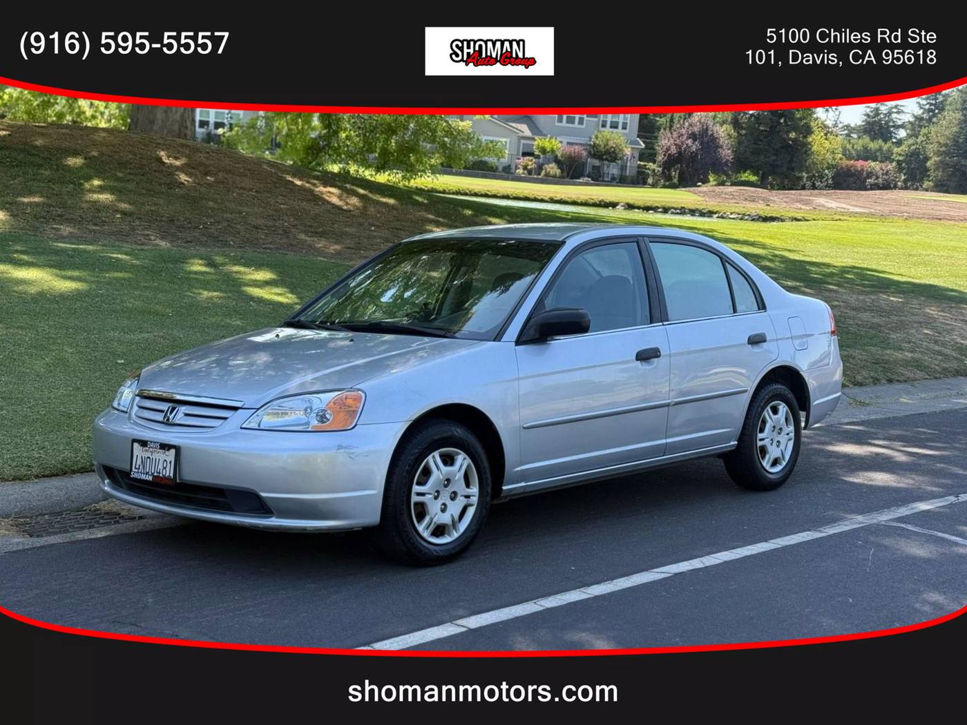 2001 Honda Civic LX — Sedan — 153,372 mi — Davis, CA