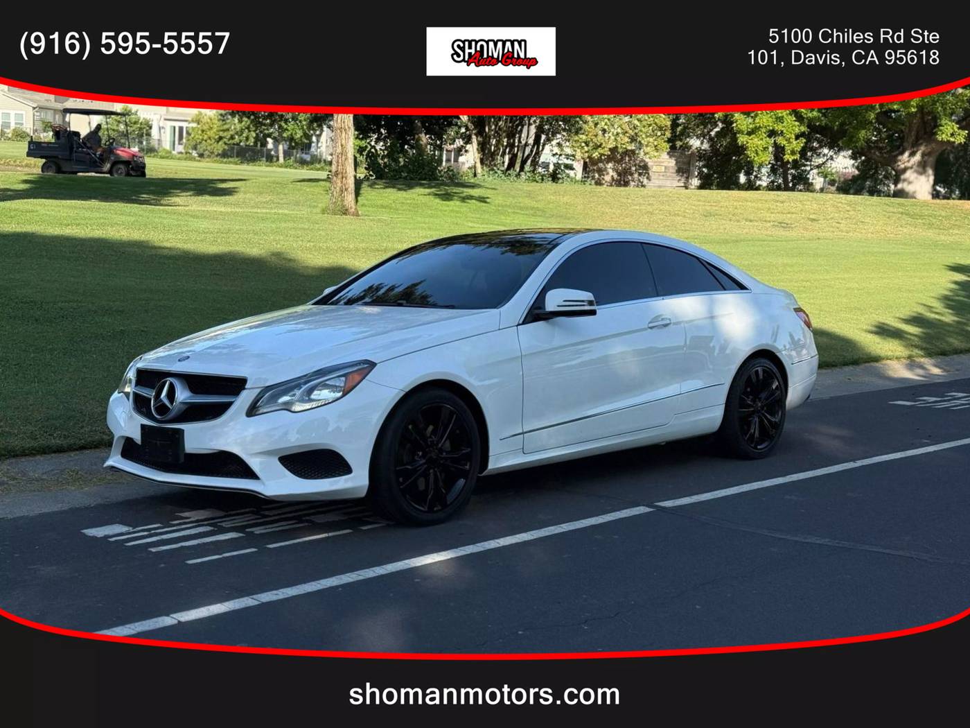 2016 Mercedes-Benz E-Class E 400 — Coupe — 117,565 mi — Davis, CA