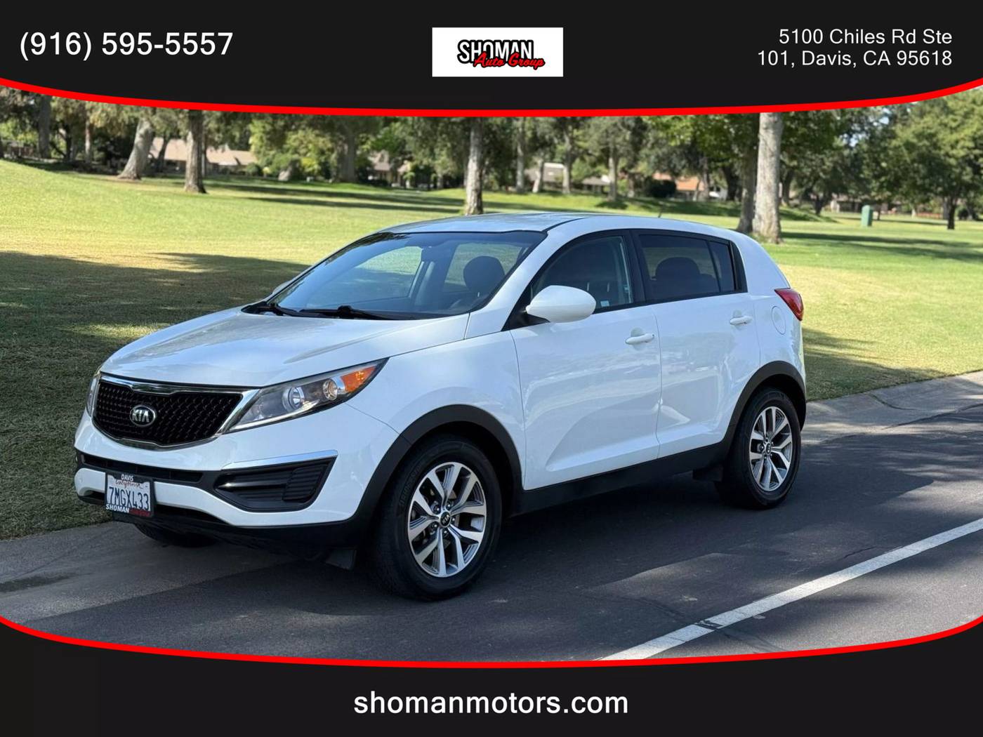 2015 Kia Sportage LX — SUV — 136,367 mi — Davis, CA