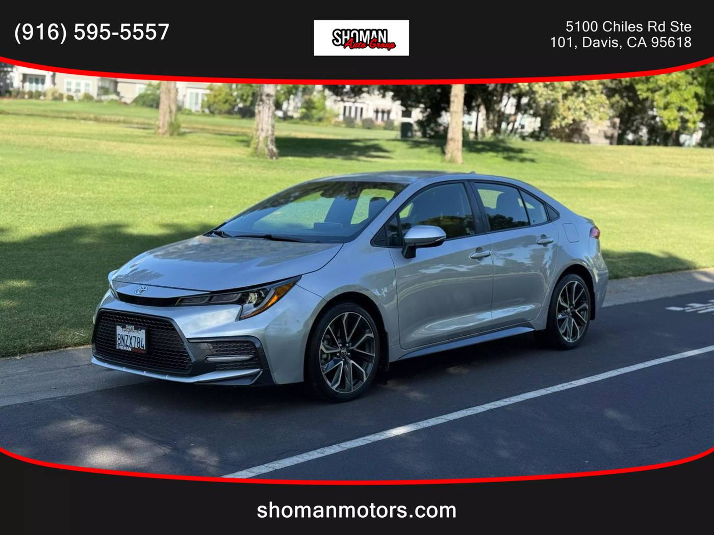 2020 Toyota Corolla SE — Sedan — 30,174 mi — Davis, CA