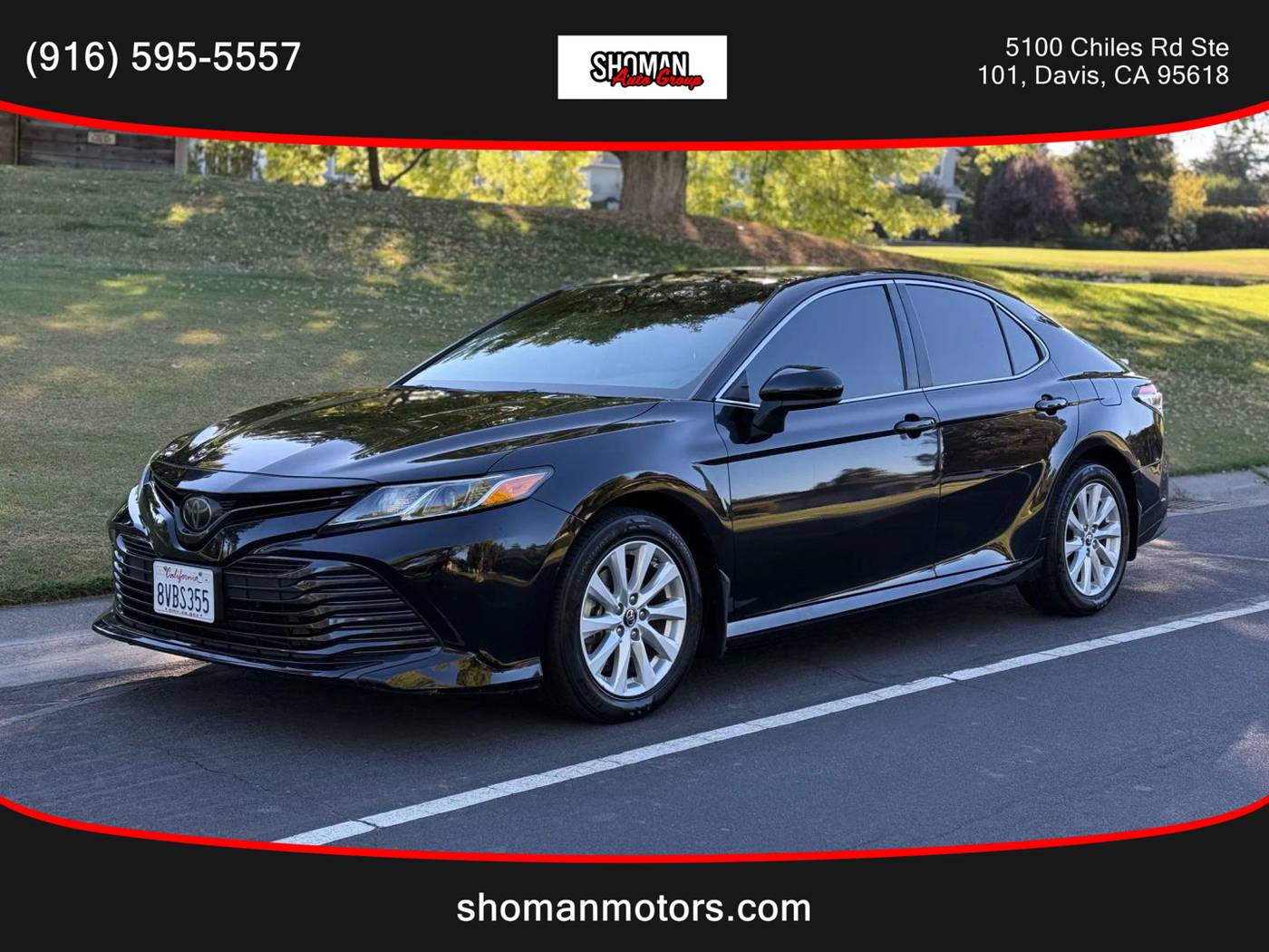 2019 Toyota Camry LE — Sedan — 54,689 mi — Davis, CA