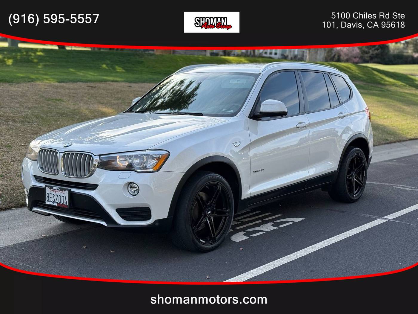 2016 BMW X3 28i — SUV — 107,507 mi — Davis, CA