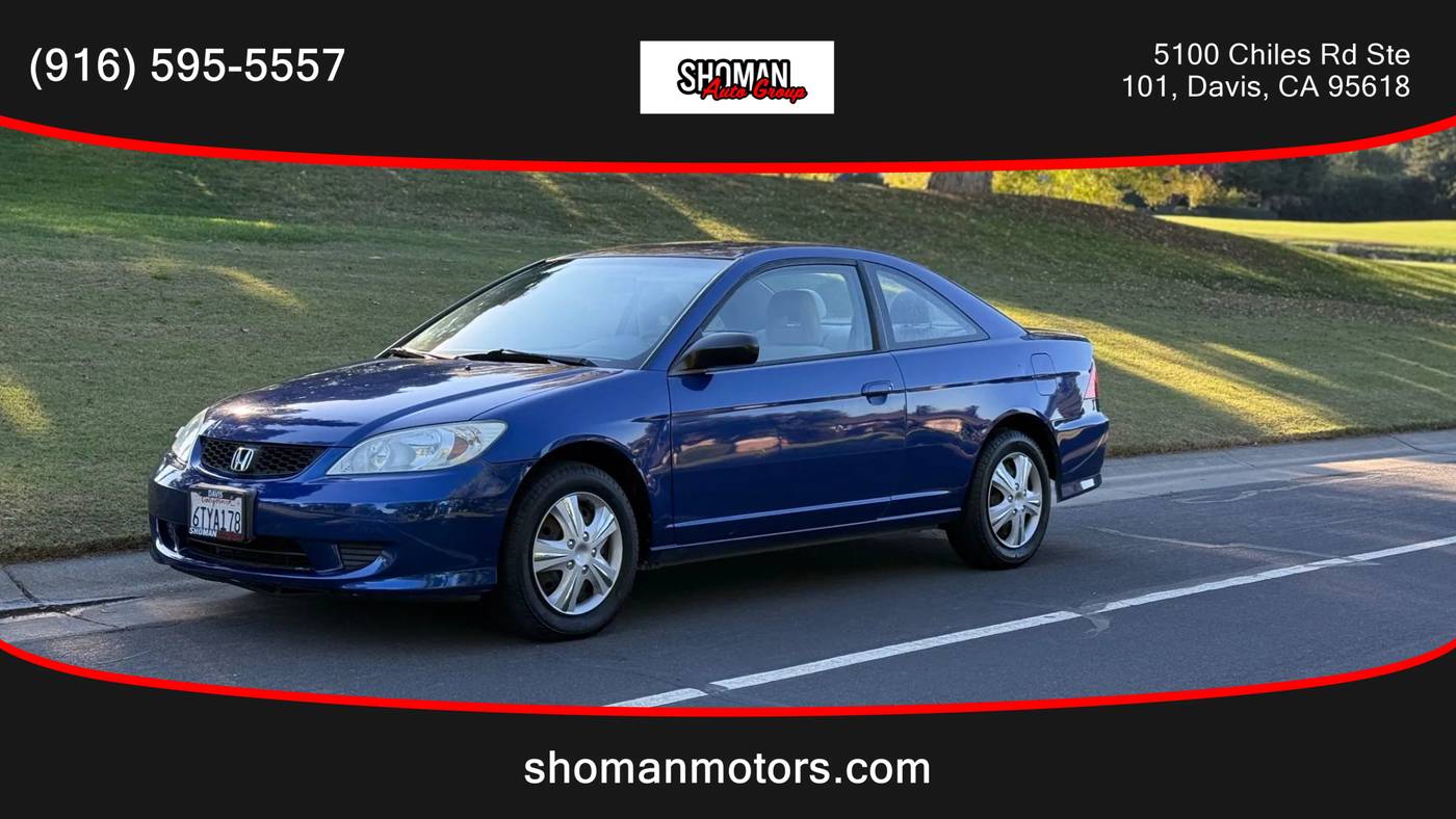 2004 Honda Civic LX — Coupe — 157,597 mi — Davis, CA
