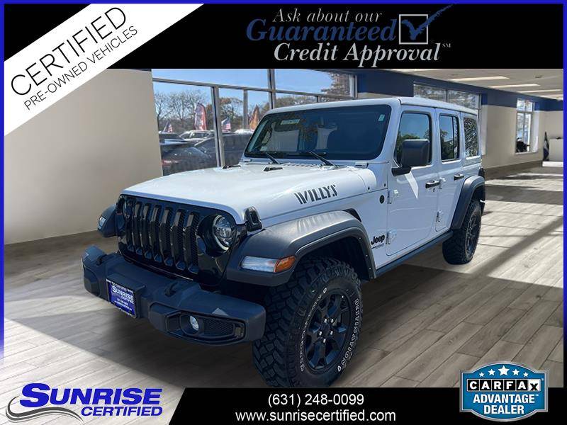 2021 Jeep Wrangler Willys — SUV — 77,733 mi — Wesy Babylon, NY
