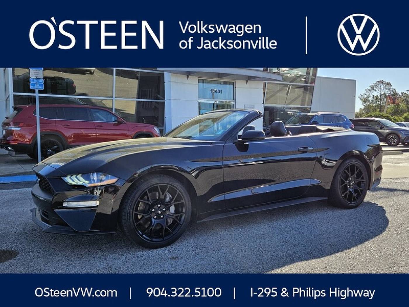 2019 Ford Mustang EcoBoost Premium — Convertible — 37,899 mi — Jacksonville, FL