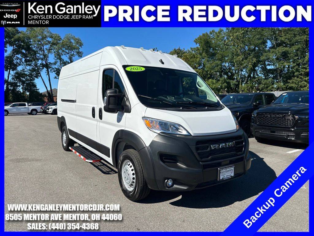 2025 Ram ProMaster Cargo Van Tradesman 2500 — Cargo Van — 25 mi — Mentor, OH