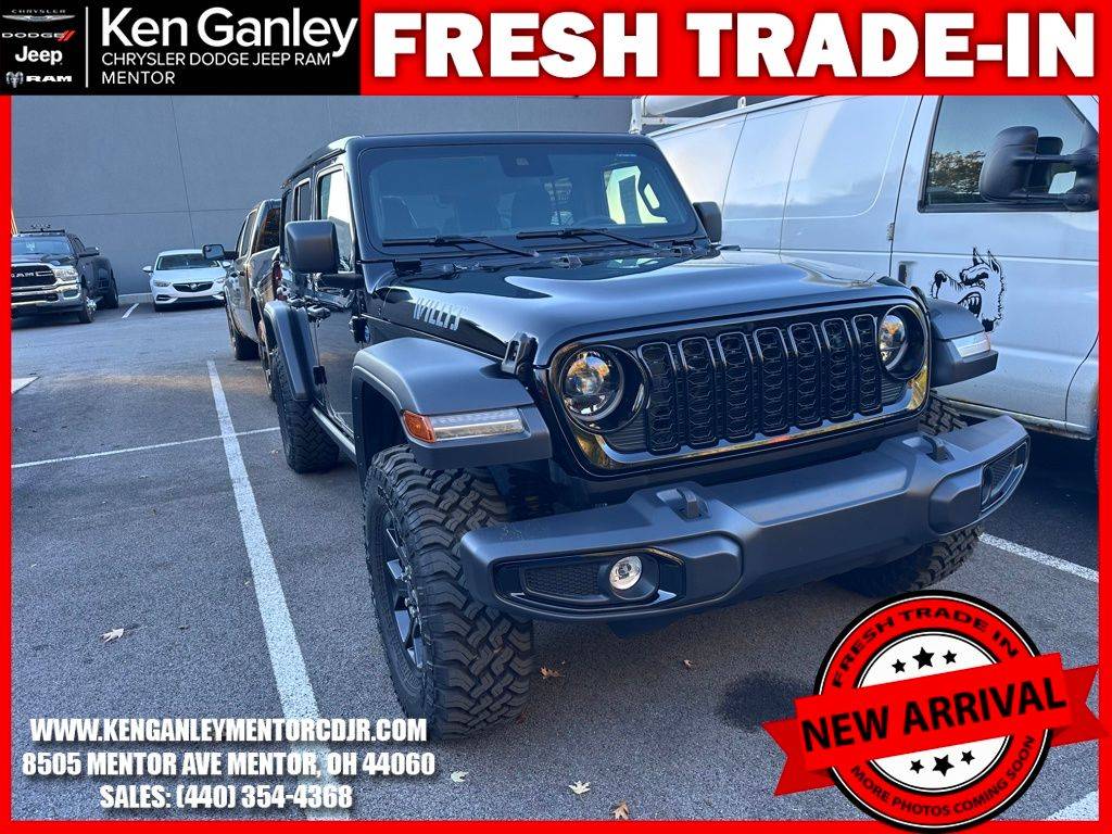2025 Jeep Wrangler Willys — SUV — 4,284 mi — Mentor, OH