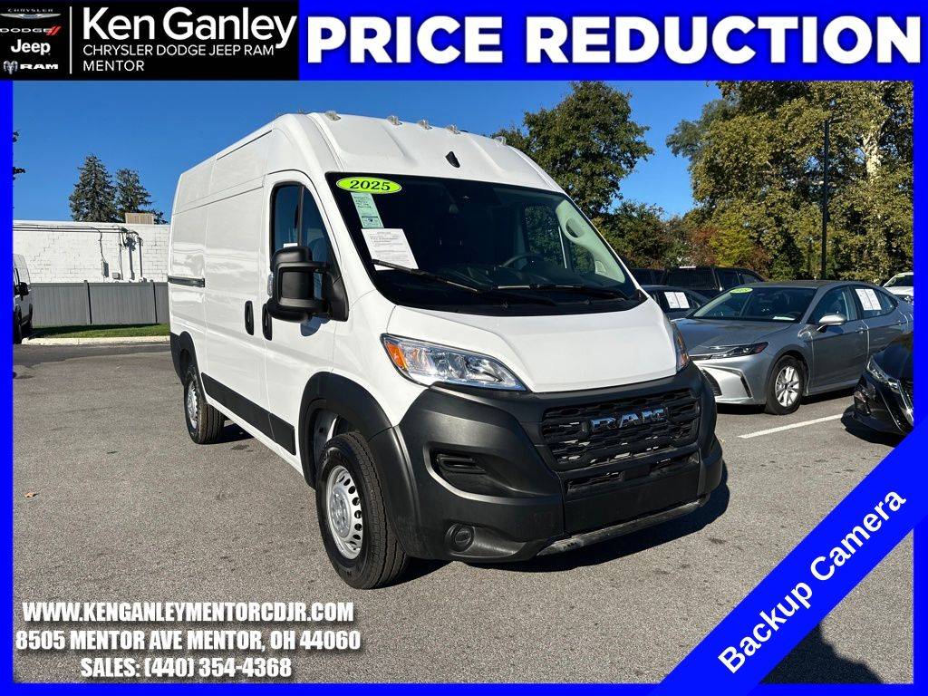 2025 Ram ProMaster Cargo Van Tradesman 2500 — Cargo Van — 22 mi — Mentor, OH