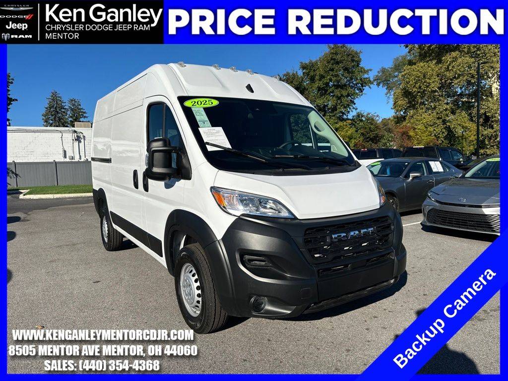 2025 Ram ProMaster Cargo Van Tradesman 2500 — Cargo Van — 18 mi — Mentor, OH